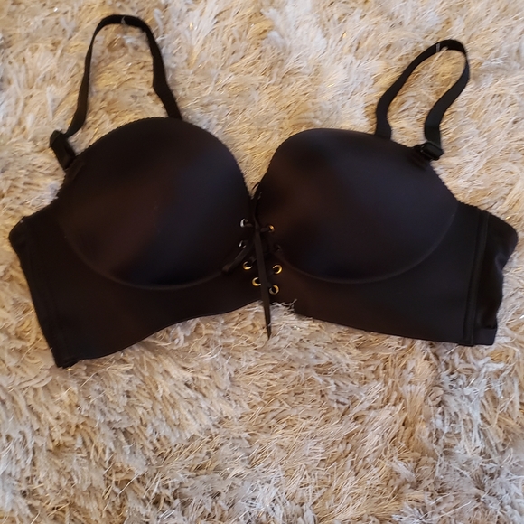 Fall sweet front lace black bra size 38c NWNT - Picture 6 of 6